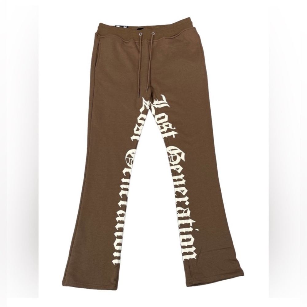 Men's "Lost Generation" Stacked Terry Pants NWT